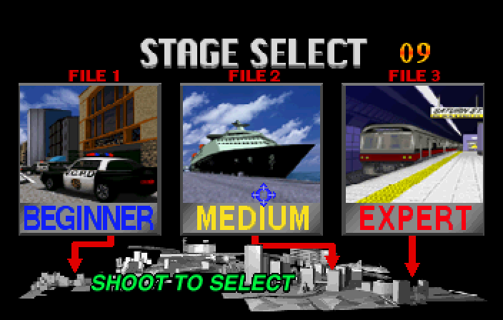 Virtua Cop Special Pack screenshot 5 for Sega Saturn